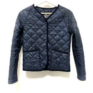 LAVENHAM - LAVENHAM(ラベンハム) ブルゾン サイズ36 S レディース美品  - ネイビー 長袖/キルティング/中綿/冬 ポリエステル