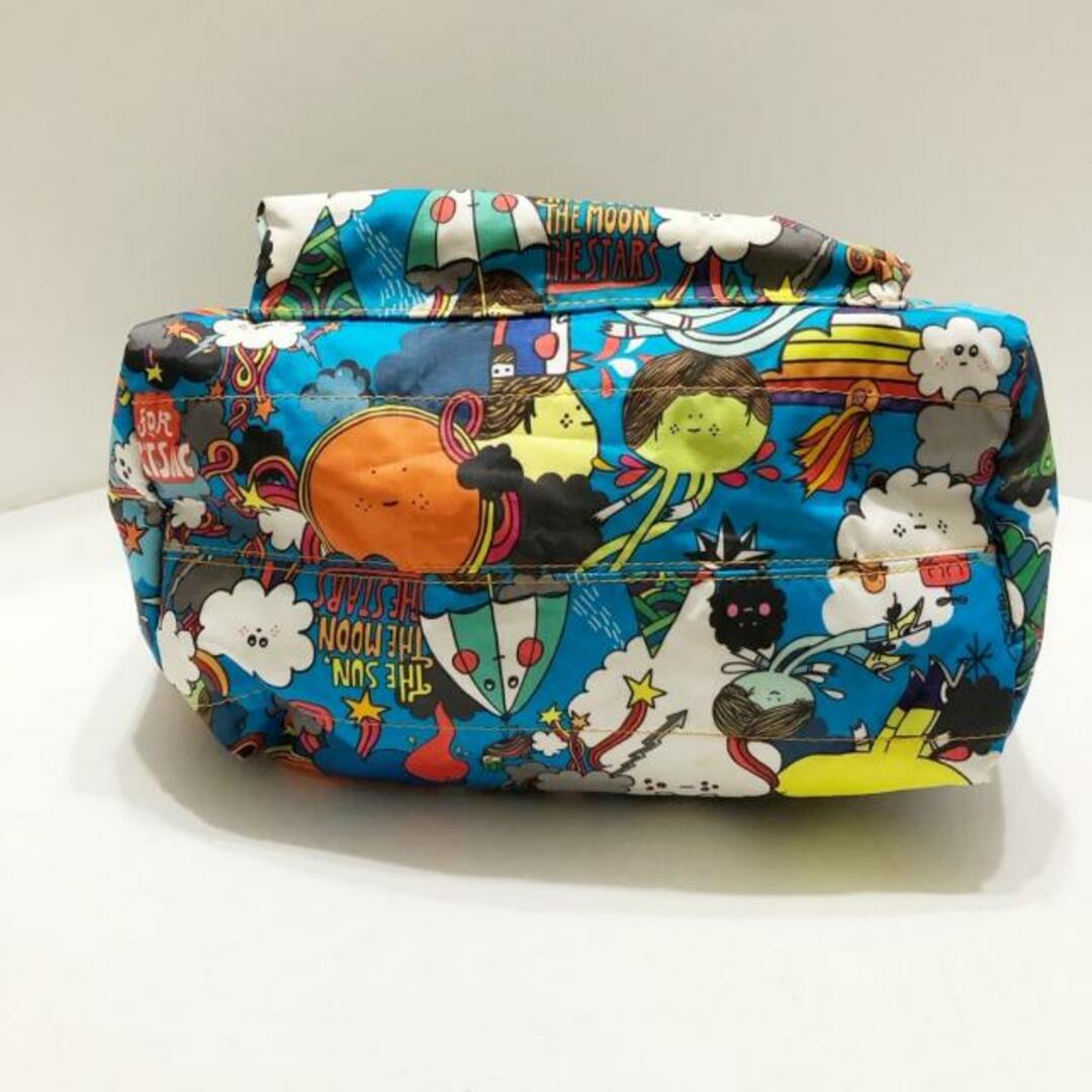 LeSportsac(レスポートサック)のLESPORTSAC(レスポートサック) ハンドバッグ - ブルー×ダークブラウン×マルチ Artist in Residence/2way レスポナイロン レディースのバッグ(ハンドバッグ)の商品写真