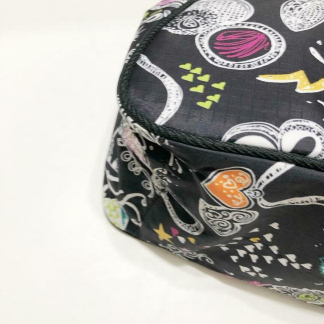 LeSportsac(レスポートサック)のLESPORTSAC(レスポートサック) ハンドバッグ美品  - 黒×白×マルチ レスポナイロン レディースのバッグ(ハンドバッグ)の商品写真