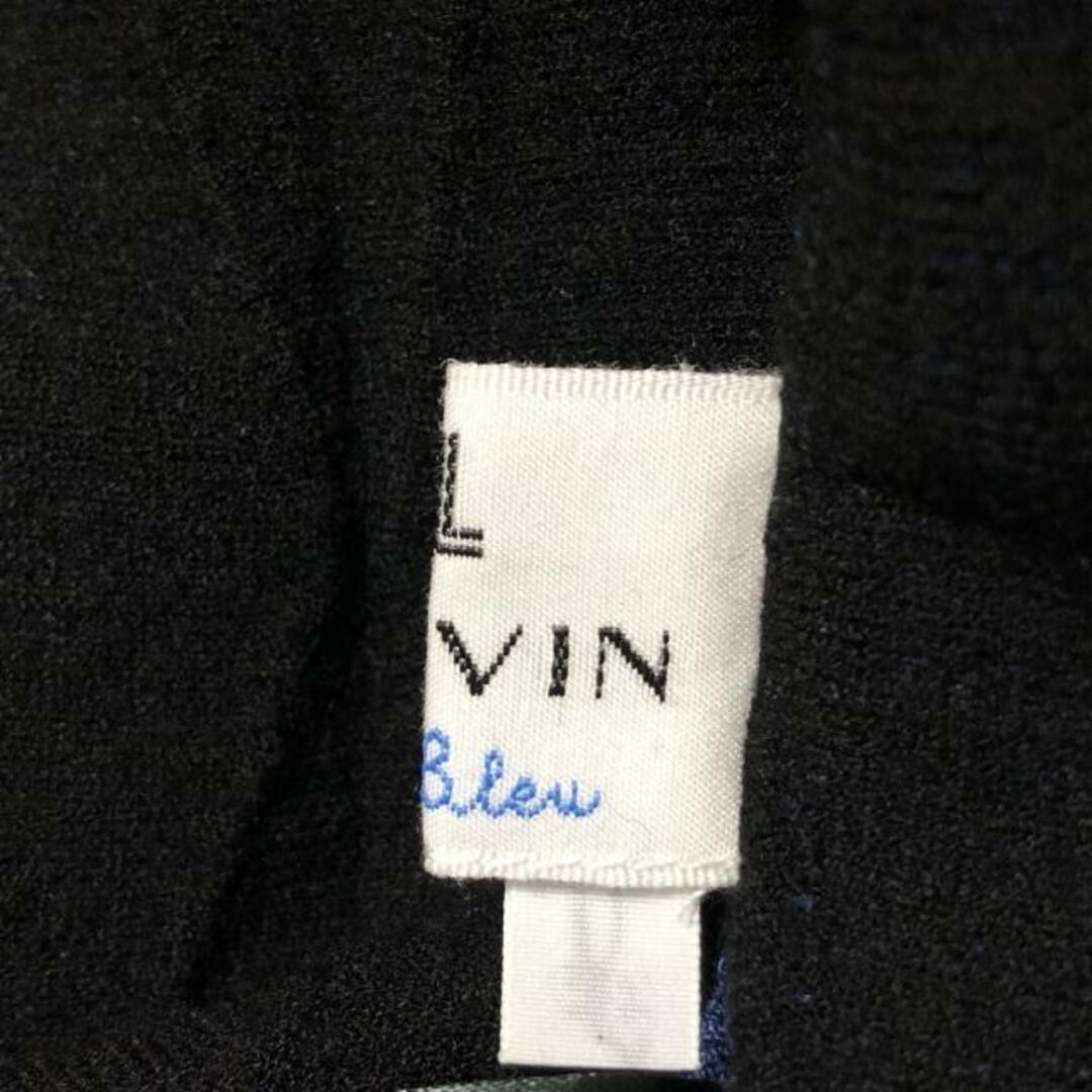 LANVIN en Bleu(ランバンオンブルー)のLANVIN en Bleu(ランバンオンブルー) ワンピース サイズ38 M レディース - ネイビー ノースリーブ/ロング/プリーツ レディースのワンピース(その他)の商品写真