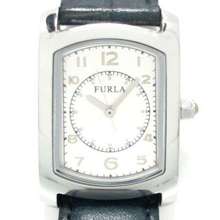 FURLA(フルラ) 腕時計 - 002846-02-96 レディース 型押し加工 シルバー