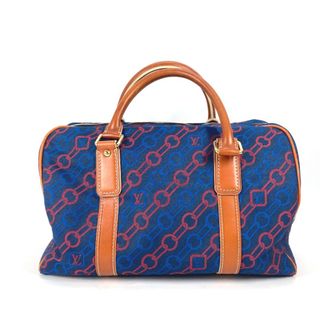 ルイヴィトン(LOUIS VUITTON)のルイヴィトン LOUIS VUITTON キャリーオール ウベア M95147 トラベルグッズ 旅行バッグ カバン ショルダーバッグ 肩掛け ボストンバッグ キャンバス/レザー ブルー(ボストンバッグ)