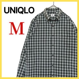 ユニクロ(UNIQLO)のUNIQLO ユニクロ 長袖シャツ チェック柄 カジュアル Ｍサイズ 春秋(シャツ)