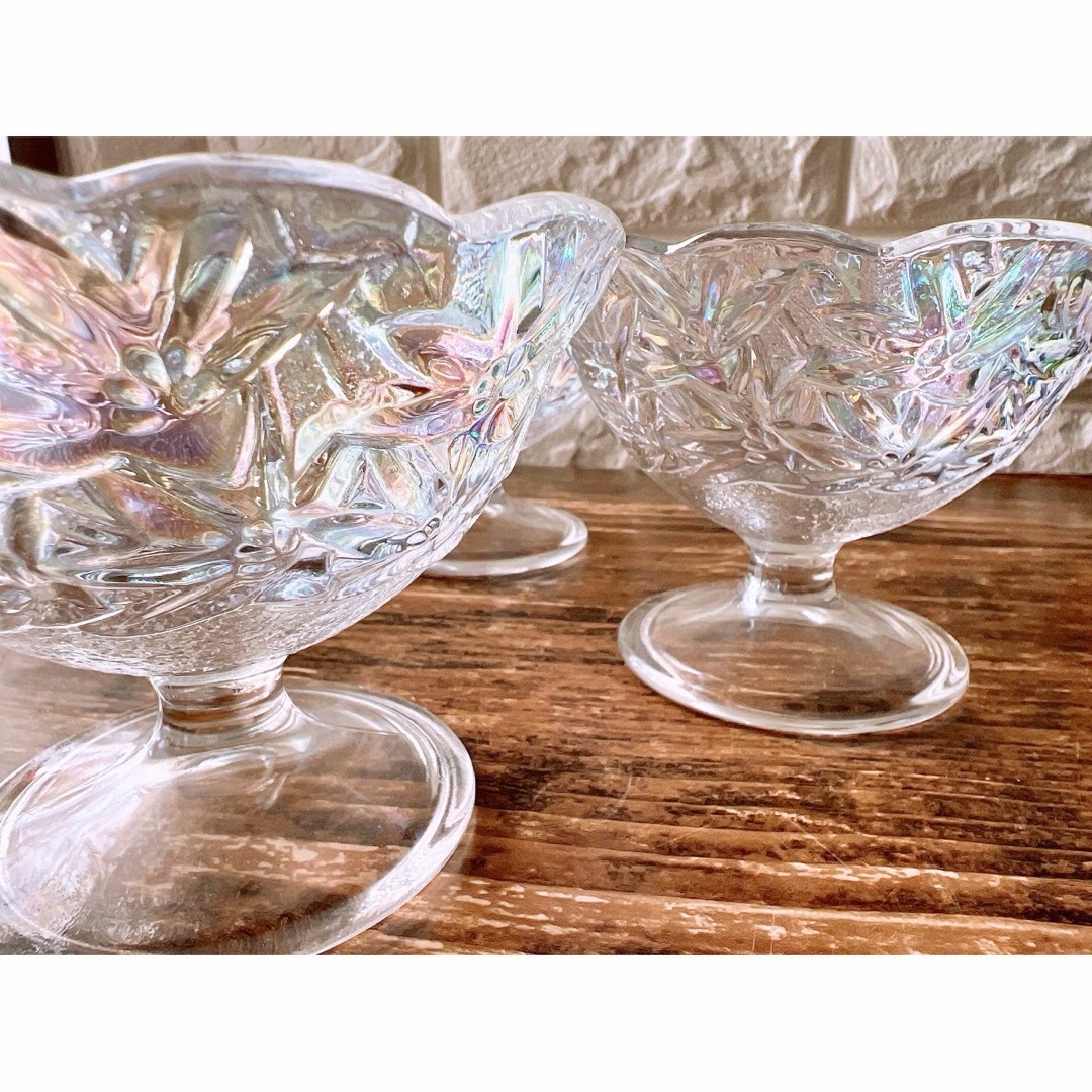 東洋佐々木ガラス(トウヨウササキガラス)の【SASAKI GLASS】オーロラ アイス スタンド カップ  ５個 セット インテリア/住まい/日用品のキッチン/食器(食器)の商品写真