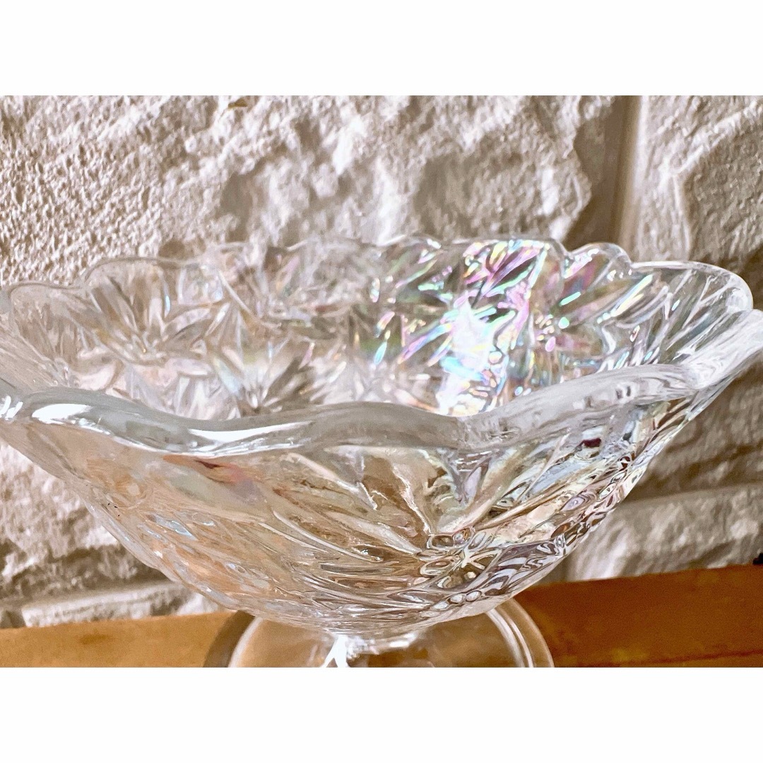 東洋佐々木ガラス(トウヨウササキガラス)の【SASAKI GLASS】オーロラ アイス スタンド カップ  ５個 セット インテリア/住まい/日用品のキッチン/食器(食器)の商品写真