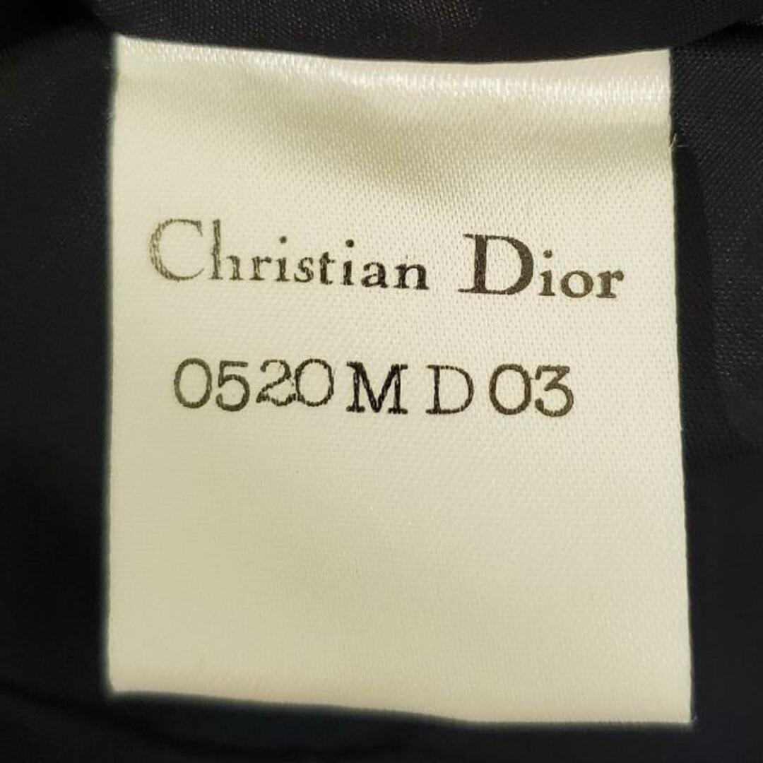 Christian Dior(クリスチャンディオール)のDIOR/ChristianDior(ディオール/クリスチャンディオール) ジャケット サイズ9 M レディース美品  - ダークネイビー 長袖/肩パッド/春/秋 レディースのジャケット/アウター(その他)の商品写真