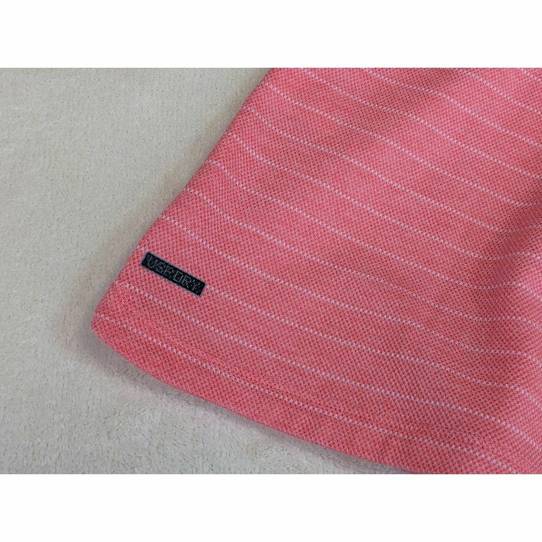 PUMA(プーマ)の【プーマ】ゴルフウェア　半袖　 シャツ　ピンク　L　ワンポント　レディース スポーツ/アウトドアのゴルフ(ウエア)の商品写真