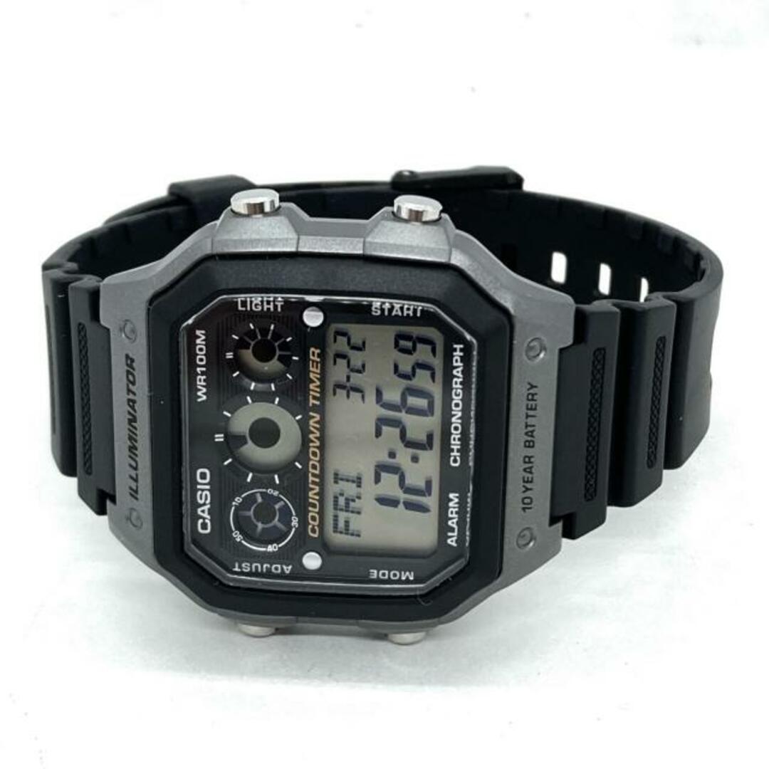 CASIO(カシオ)のCASIO(カシオ) 腕時計美品  - AE-1300WH メンズ 黒 メンズの時計(その他)の商品写真