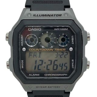 カシオ(CASIO)のCASIO(カシオ) 腕時計美品  - AE-1300WH メンズ 黒(その他)