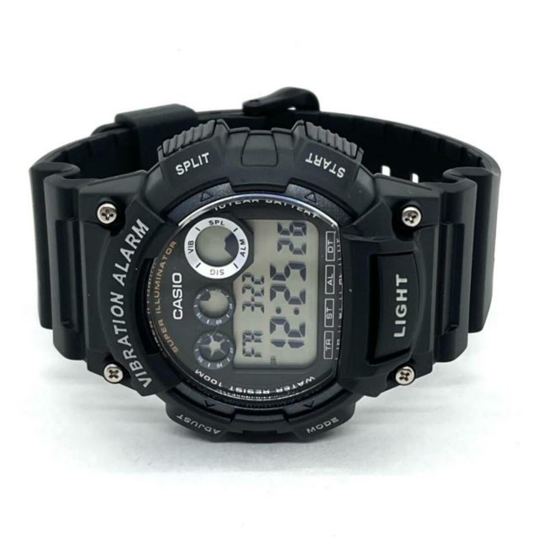 CASIO(カシオ)のCASIO(カシオ) 腕時計美品  - W-735H メンズ 黒 メンズの時計(その他)の商品写真