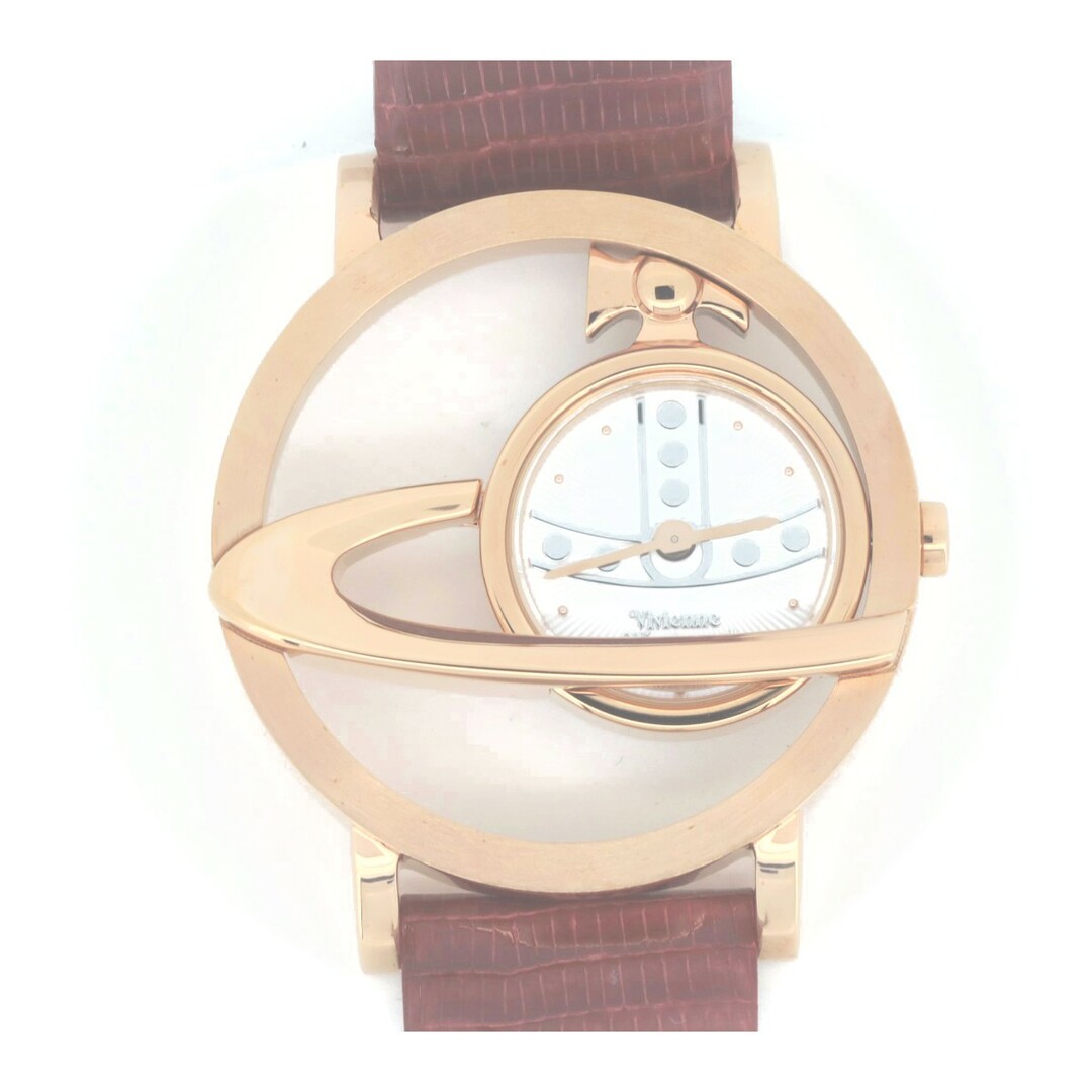 Vivienne Westwood(ヴィヴィアンウエストウッド)の目立った傷や汚れなし ヴィヴィアンウエストウッド サークルORB VW77A3-08 レディース腕時計 レディースのファッション小物(腕時計)の商品写真