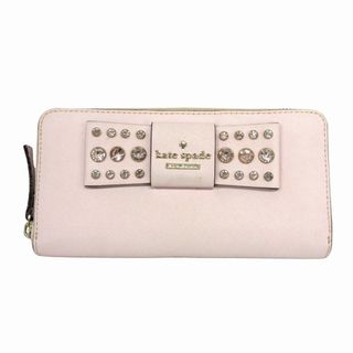 ケイトスペード KATE SPADE ビジュー リボン 長財布 ウォレット♪11(財布)