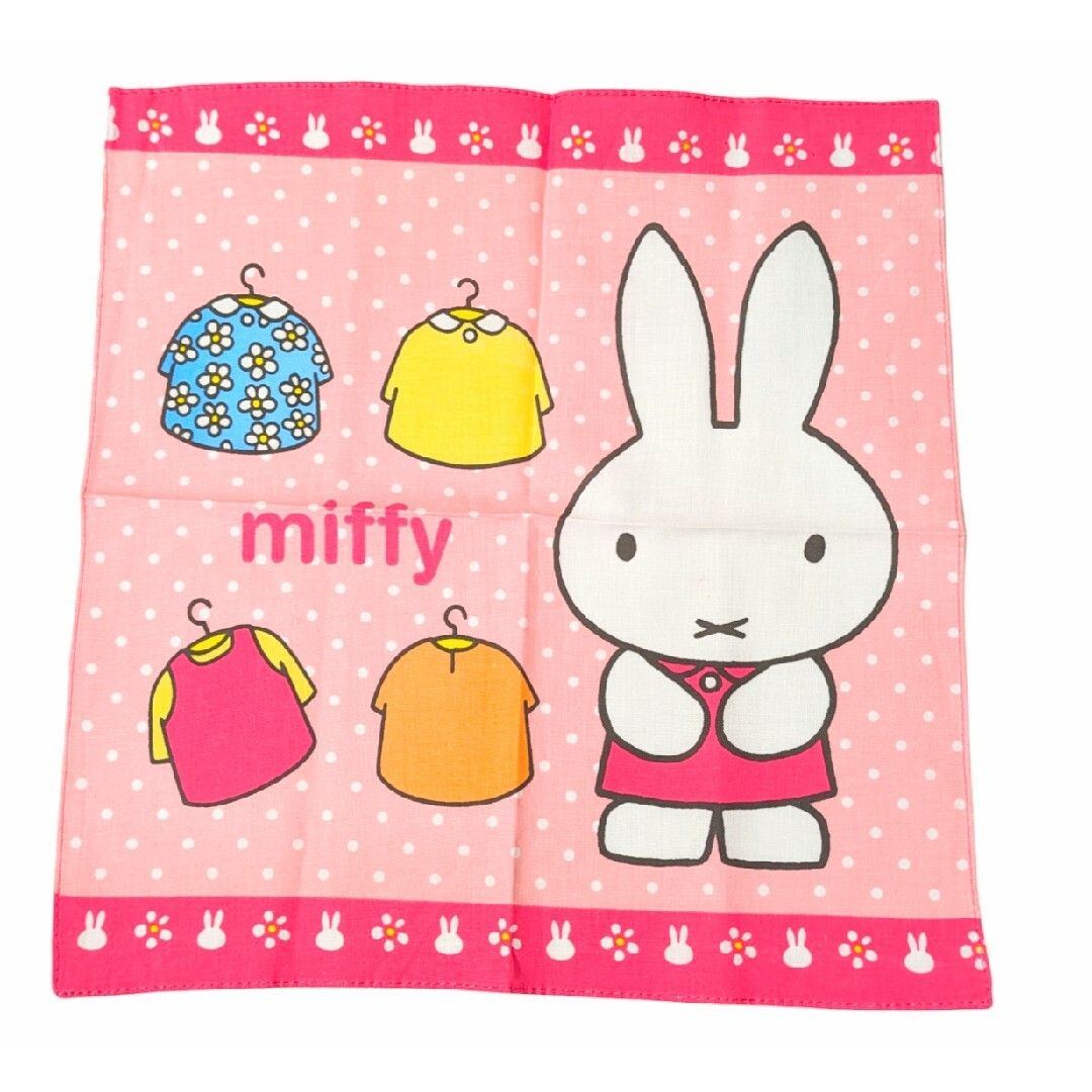 ミッフィー miffy ハンカチ ピンク 洋服 クローゼット エンタメ/ホビーのおもちゃ/ぬいぐるみ(キャラクターグッズ)の商品写真