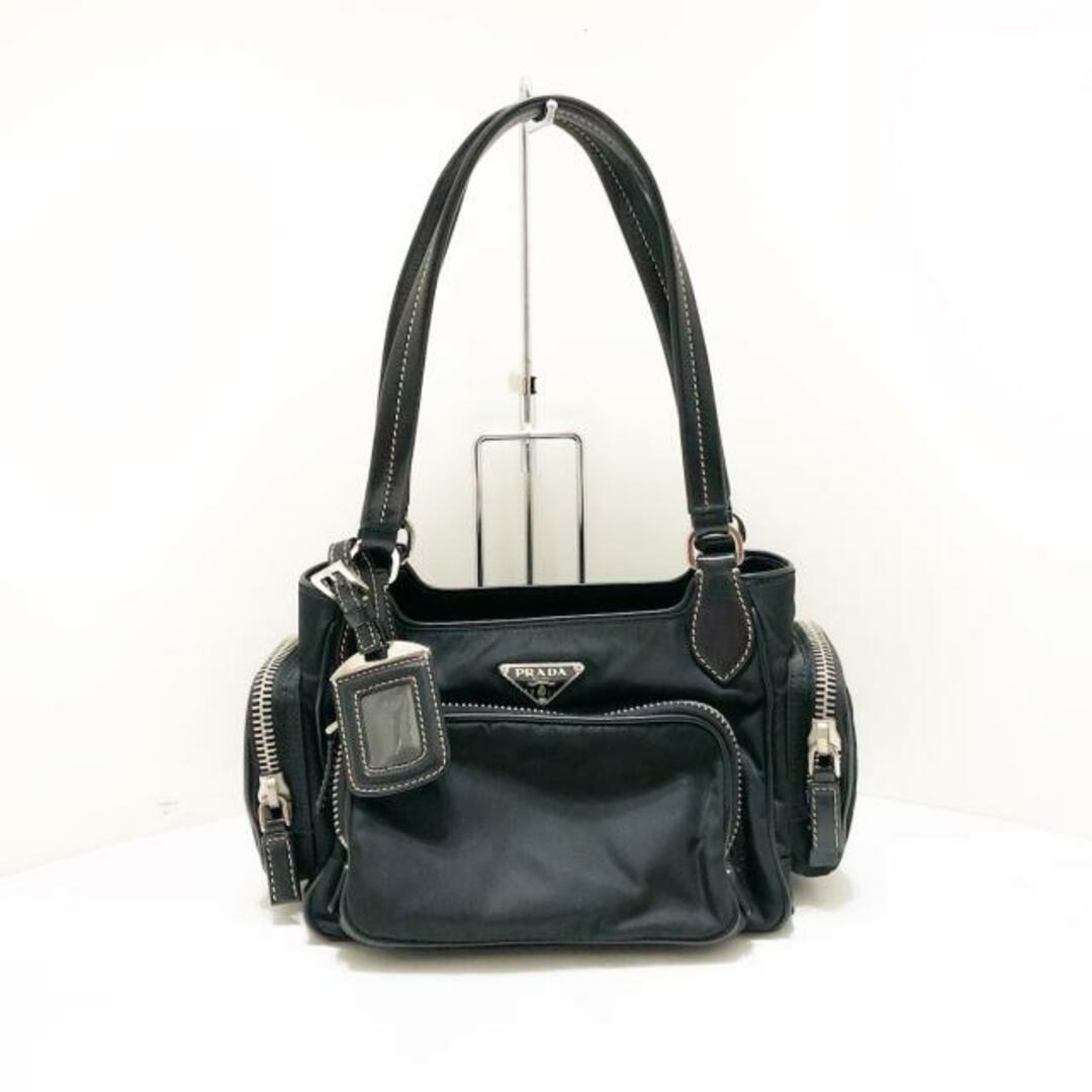 PRADA(プラダ)のPRADA(プラダ) ハンドバッグ - BR2522 黒 ナイロン×レザー レディースのバッグ(ハンドバッグ)の商品写真