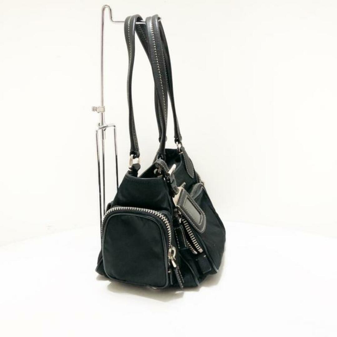 PRADA(プラダ)のPRADA(プラダ) ハンドバッグ - BR2522 黒 ナイロン×レザー レディースのバッグ(ハンドバッグ)の商品写真