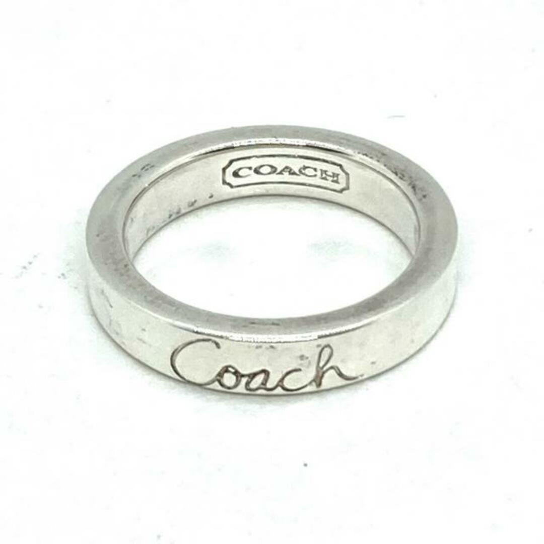 COACH(コーチ)のCOACH(コーチ) リング美品  - シルバー レディースのアクセサリー(リング(指輪))の商品写真