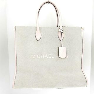 マイケルコース(Michael Kors)のMICHAEL KORS(マイケルコース) トートバッグ ミレラ 35S2G7ZT3C アイボリー×ライトピンク キャンバス×レザー(トートバッグ)