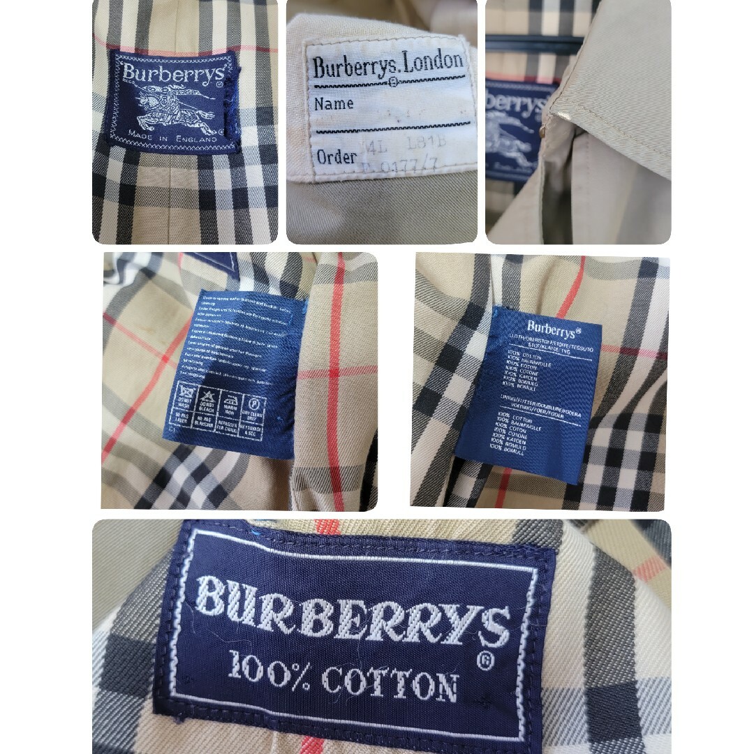 BURBERRY(バーバリー)の【希少】1枚袖 バーバリー BURBERRY トレンチコート 英国 ノバチェック メンズのジャケット/アウター(トレンチコート)の商品写真