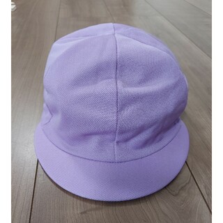 幼児用帽子　薄紫　フリーサイズ(帽子)