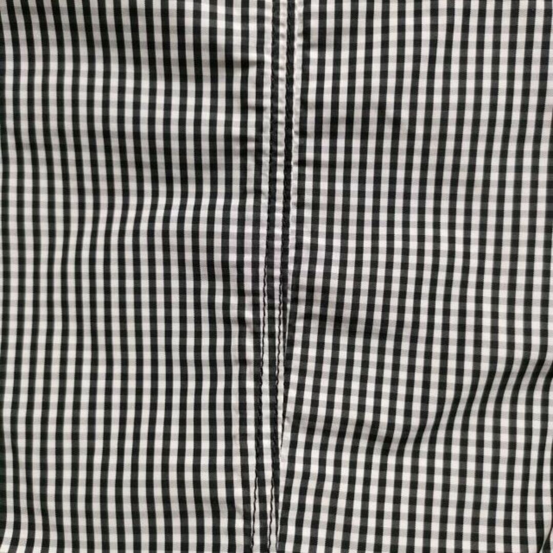 BURBERRY BLACK LABEL(バーバリーブラックレーベル)のBurberry Black Label(バーバリーブラックレーベル) ブルゾン サイズM メンズ - 白×黒 長袖/チェック柄/春/秋 メンズのジャケット/アウター(ブルゾン)の商品写真