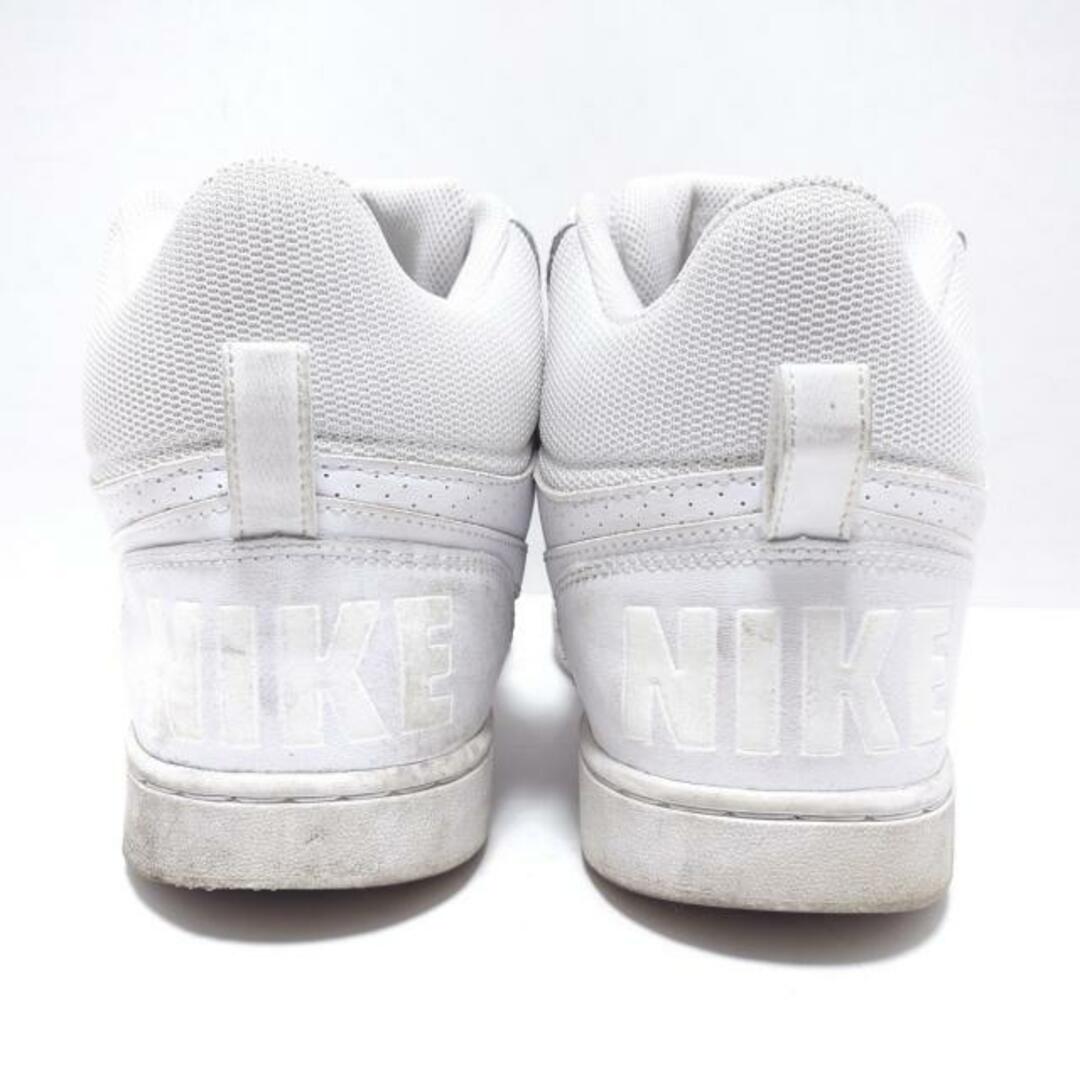 NIKE(ナイキ)のNIKE(ナイキ) スニーカー 28 メンズ コートバーロウミッド 838938-111 白 ハイカット レザー×合皮×化学繊維 メンズの靴/シューズ(スニーカー)の商品写真