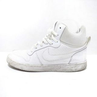 ナイキ(NIKE)のNIKE(ナイキ) スニーカー 28 メンズ コートバーロウミッド 838938-111 白 ハイカット レザー×合皮×化学繊維(スニーカー)