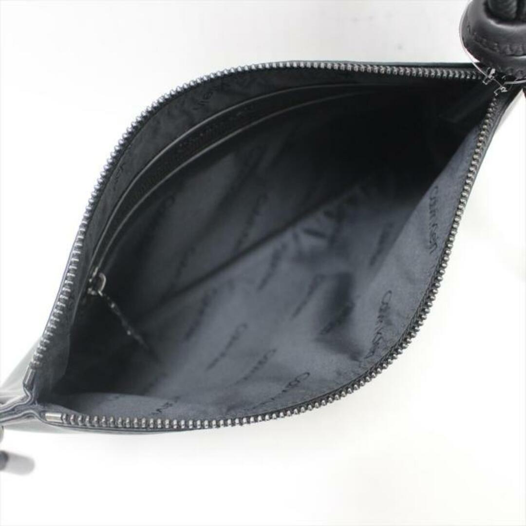 Calvin Klein(カルバンクライン)のCalvinKlein(カルバンクライン) ショルダーバッグ - 黒 レザー レディースのバッグ(ショルダーバッグ)の商品写真