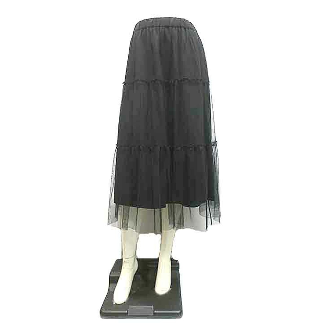 【未使用】【新古品】Pitchoune ピッチュン　スカート レディ―ス チュールスカート ブラック 新古品 レディースのスカート(その他)の商品写真