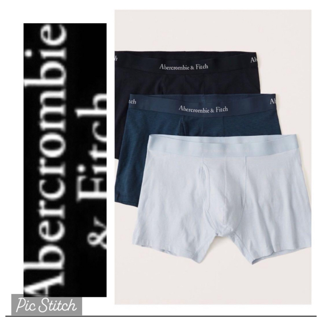 Abercrombie&Fitch(アバクロンビーアンドフィッチ)の割引あり◎3枚組◎XXL◎新品正規品◎アバクロ◎ボクサーパンツ◎送料込 メンズのアンダーウェア(ボクサーパンツ)の商品写真