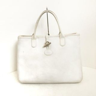 ロンシャン(LONGCHAMP)のLONGCHAMP(ロンシャン) トートバッグ ロゾ 白 レザー(トートバッグ)