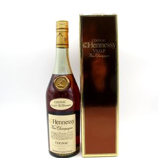 ヘネシー(ヘネシー)のHennessy (ヘネシー) ブランデー VSOP Fine Champagne COGNAC 旧ボトル コニャック 700ml 40% 洋酒 古酒 未開栓(ブランデー)