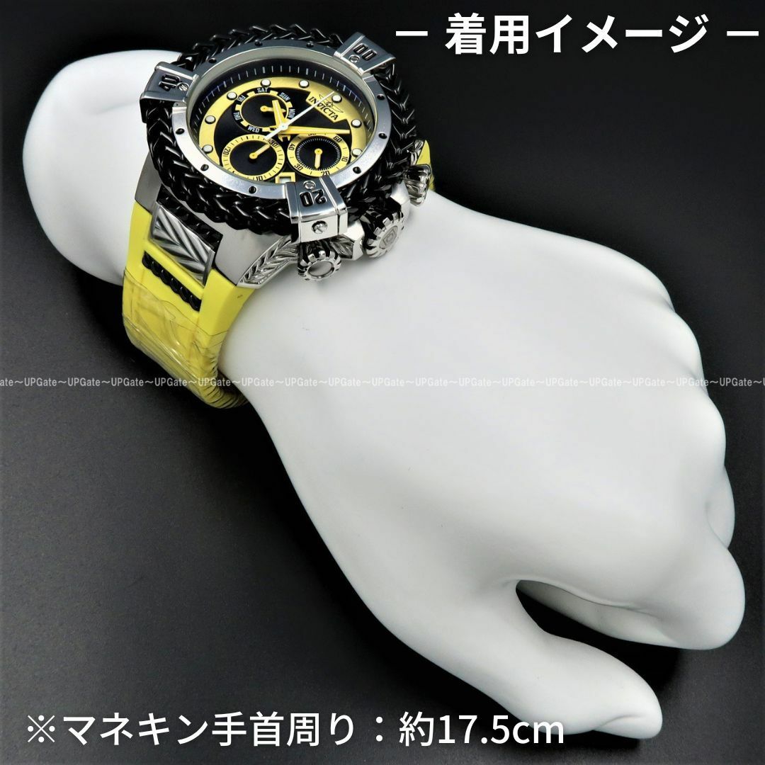 INVICTA(インビクタ)の究極モデル★ヘラクレス★華やかイエロー！ INVICTA Bolt 35579 メンズの時計(腕時計(アナログ))の商品写真