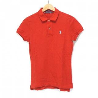 ラルフローレン(Ralph Lauren)のRalphLauren(ラルフローレン) 半袖ポロシャツ サイズM レディース - レッド(ポロシャツ)