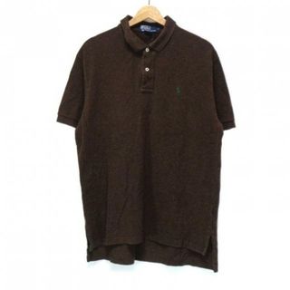 ポロラルフローレン(POLO RALPH LAUREN)のPOLObyRalphLauren(ポロラルフローレン) 半袖ポロシャツ サイズL メンズ - ダークブラウン(ポロシャツ)