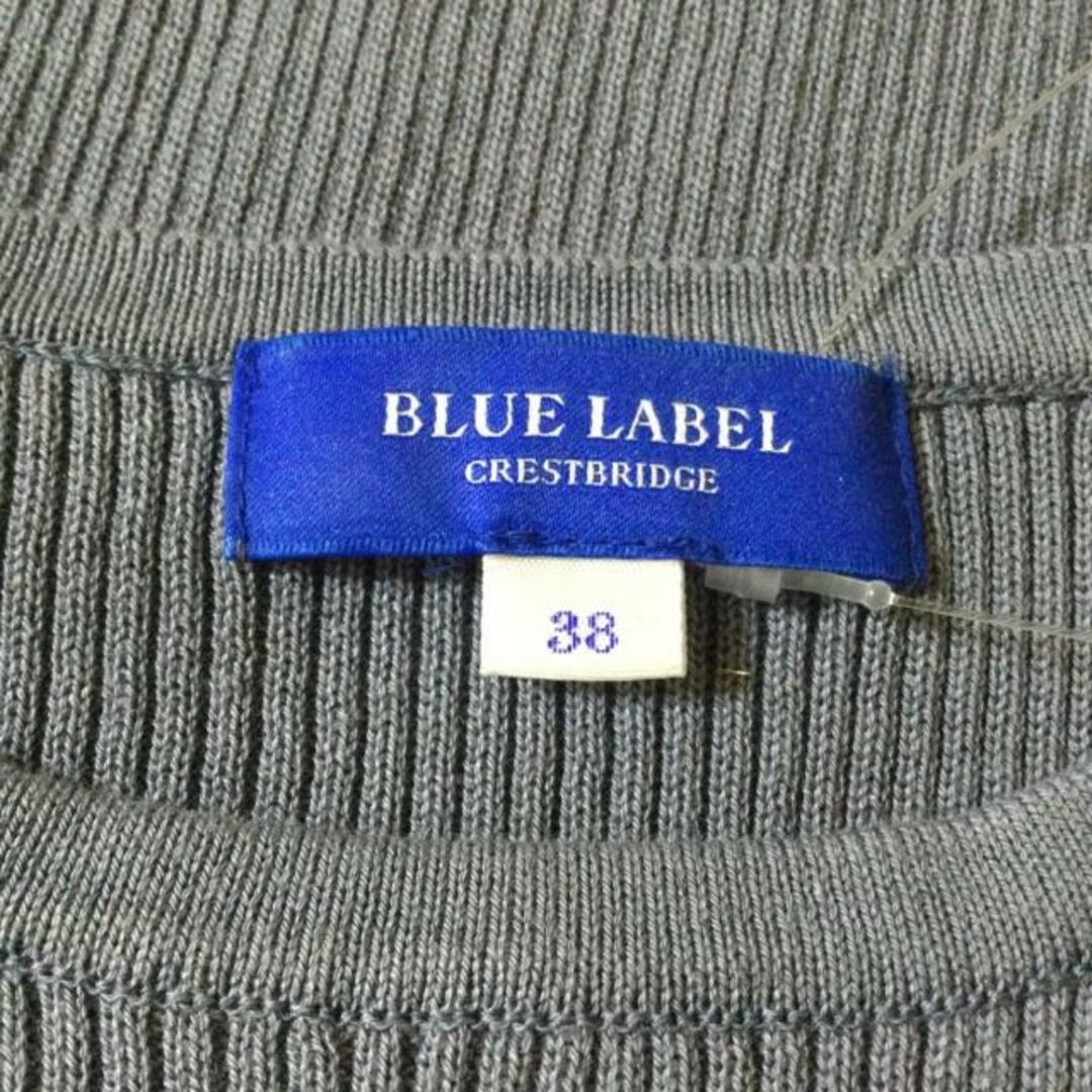 BLUE LABEL CRESTBRIDGE(ブルーレーベルクレストブリッジ)のBLUE LABEL CRESTBRIDGE(ブルーレーベルクレストブリッジ) チュニック サイズ38 M レディース - ライトブルー×マルチ 長袖/チェック柄 レディースのトップス(チュニック)の商品写真