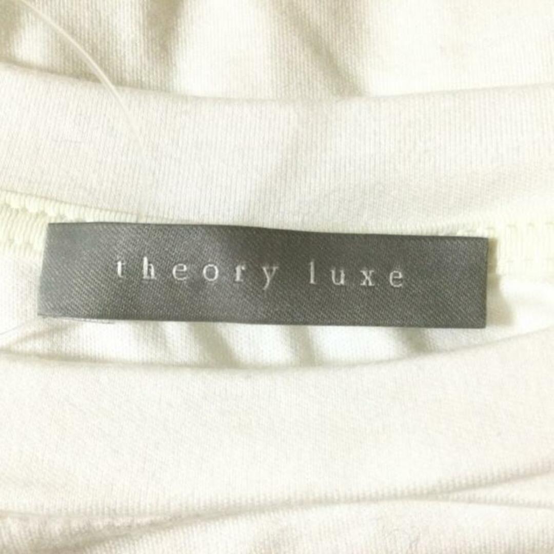 Theory luxe(セオリーリュクス)のtheory luxe(セオリーリュクス) 七分袖カットソー サイズ38 M レディース - 白 レディースのトップス(カットソー(長袖/七分))の商品写真