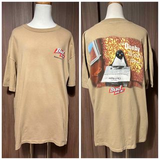 アンビル(Anvil)の90s バドワイザー Bud Ice ペンギンTシャツ シングルステッチ　USA(Tシャツ/カットソー(半袖/袖なし))