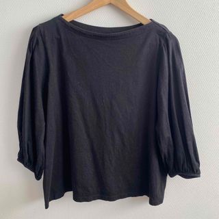 ユニクロ(UNIQLO)の【UNIQLO】マーセライズコットンボリュームスリーブT(七分袖) XLサイズ(Tシャツ(長袖/七分))