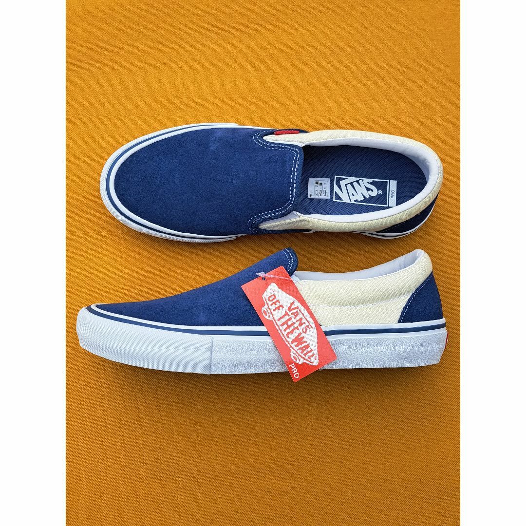 VANS(ヴァンズ)のバンズ VANS SLIP-ON PRO 27,5cm Sty Navy/Whi メンズの靴/シューズ(スニーカー)の商品写真