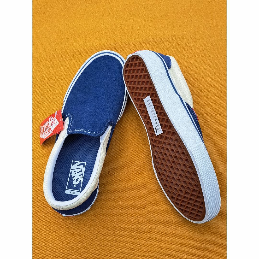 VANS(ヴァンズ)のバンズ VANS SLIP-ON PRO 27,5cm Sty Navy/Whi メンズの靴/シューズ(スニーカー)の商品写真