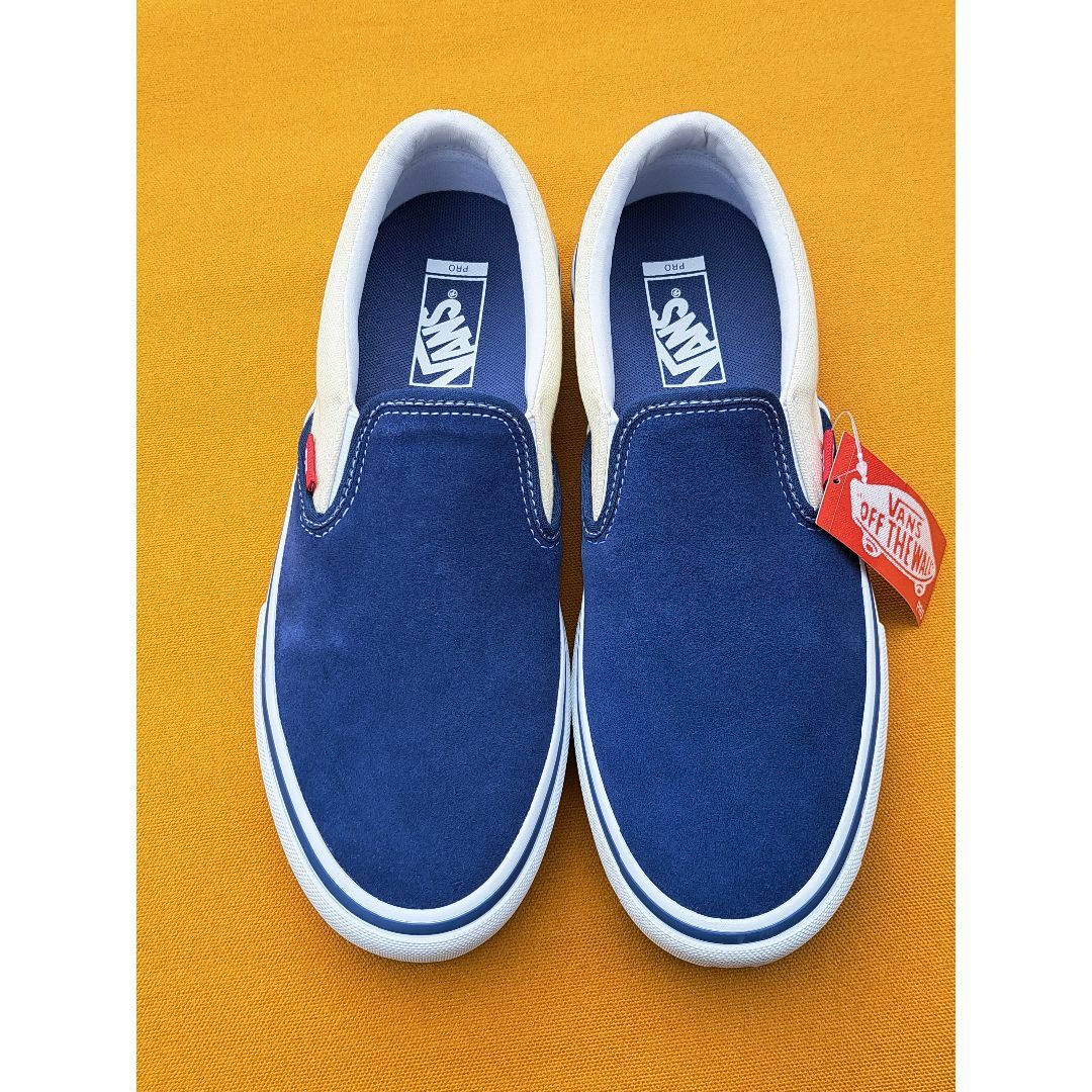 VANS(ヴァンズ)のバンズ VANS SLIP-ON PRO 27,5cm Sty Navy/Whi メンズの靴/シューズ(スニーカー)の商品写真