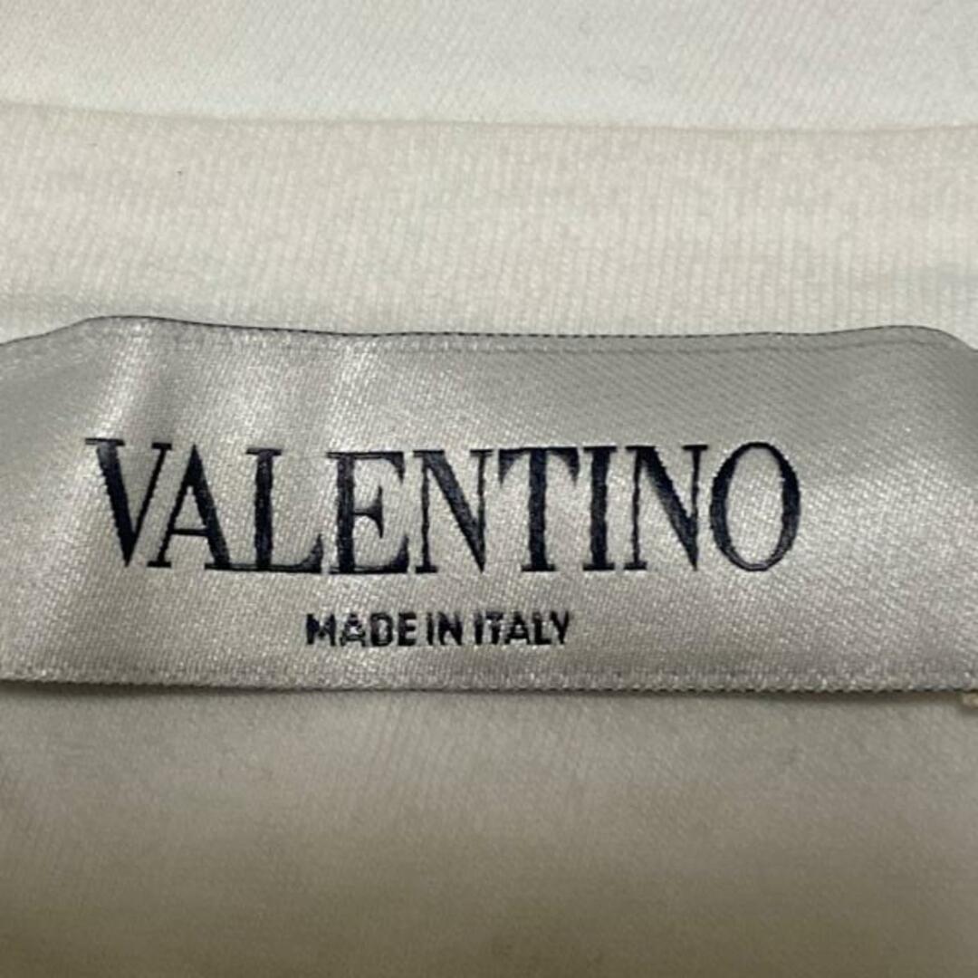 VALENTINO(バレンチノ) 半袖Tシャツ サイズM レディース - 白×黒