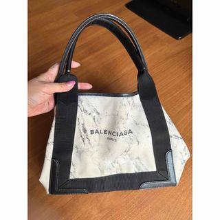 バレンシアガバッグ(BALENCIAGA BAG)のバレンシアガ☻マーブル柄☻中古(ハンドバッグ)