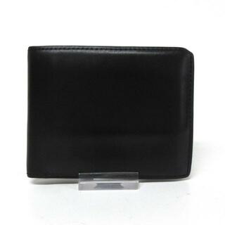 ガンゾ(GANZO)のGANZO(ガンゾ) 2つ折り財布 - 黒 レザー(財布)