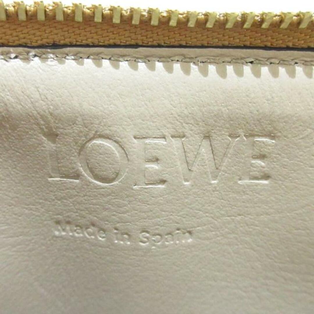 LOEWE(ロエベ)のLOEWE(ロエベ) コインケース美品  コインカードホルダー C660Z40X04 ライトブラウン×ブラウン カードケース付き/L字ファスナー レザー レディースのファッション小物(コインケース)の商品写真