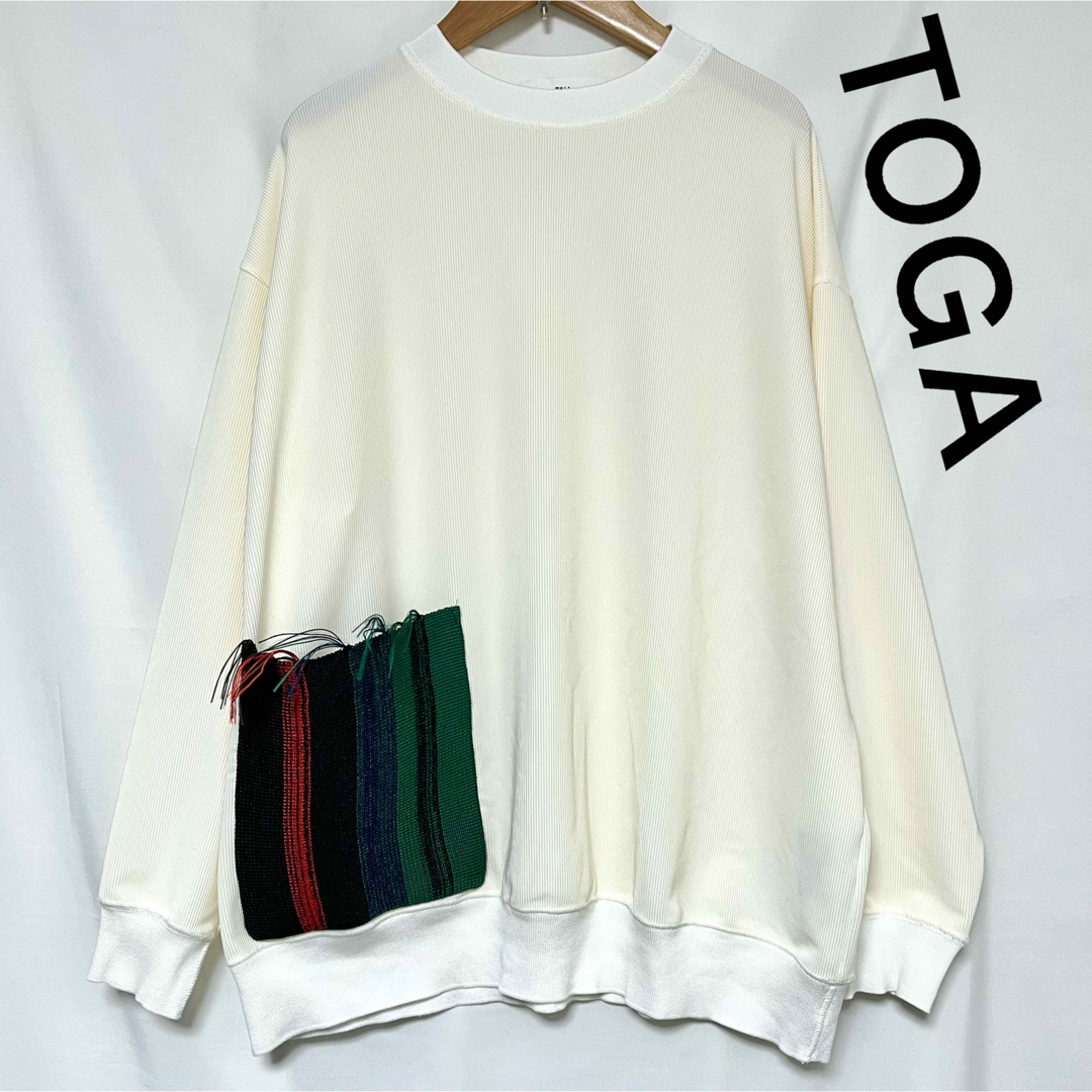 TOGA PULLA(トーガプルラ)のTOGA PULLA ピケジャージー ロングスリーブ 36 レディースのトップス(カットソー(長袖/七分))の商品写真