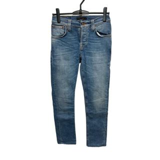 ヌーディジーンズ(Nudie Jeans)のNudieJeans(ヌーディージーンズ) ジーンズ サイズＷ28 Ｌ32 レディース - ブルー フルレングス/ボタンフライ(デニム/ジーンズ)