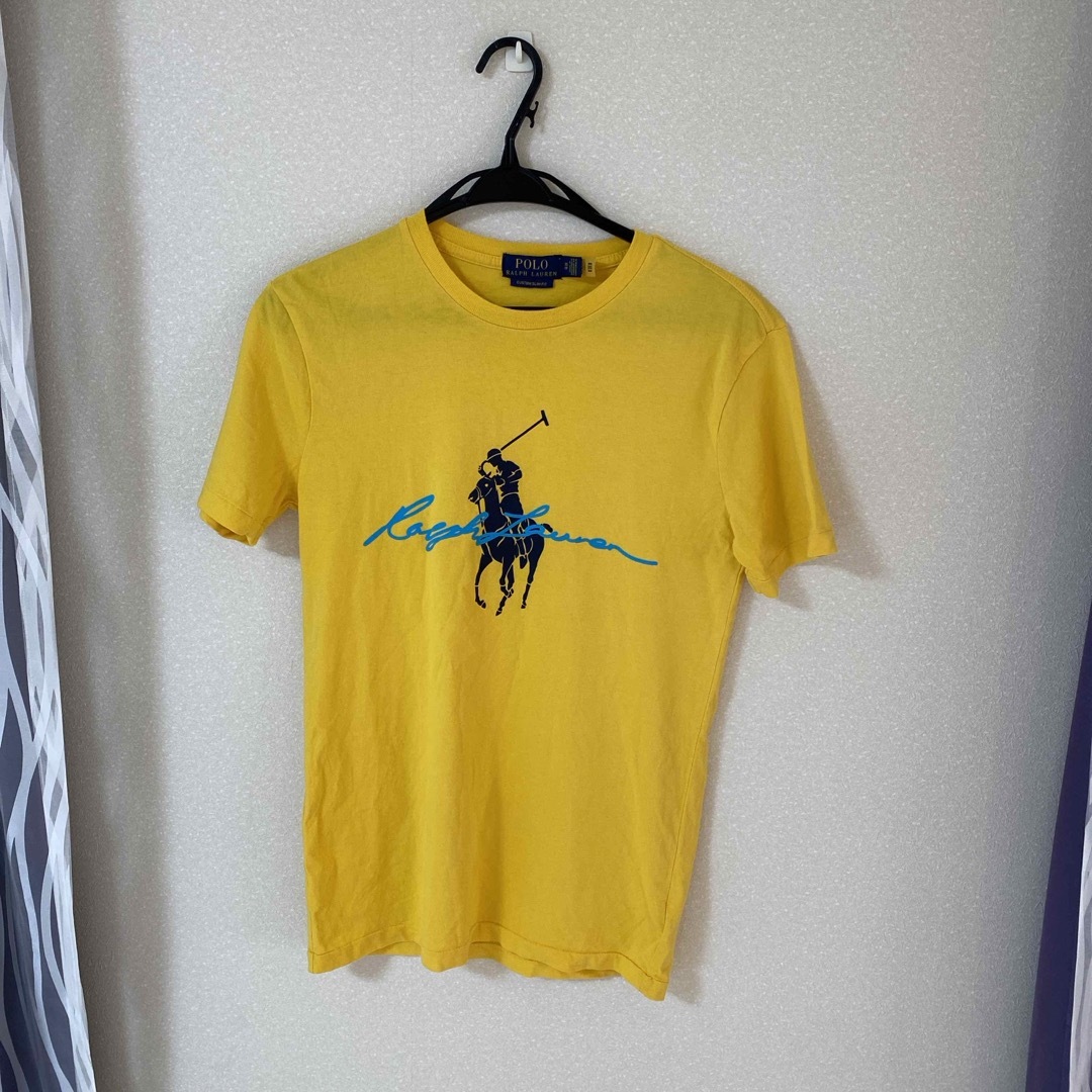 POLO RALPH LAUREN(ポロラルフローレン)のポロ　ラルフローレン　イエローTシャツ　X S メンズのトップス(Tシャツ/カットソー(半袖/袖なし))の商品写真