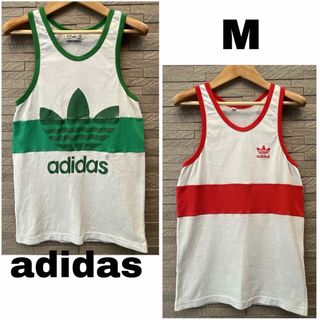 アディダス(adidas)のアディダス タンクトップ ノースリーブTシャツ ユニフォーム トレフォイル ロゴ(Tシャツ/カットソー)