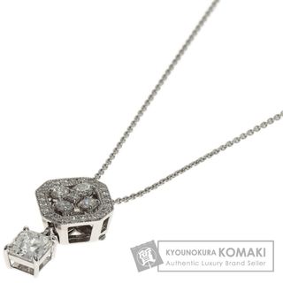 ミキモト(MIKIMOTO)のMIKIMOTO ダイヤモンド ネックレス ネックレス K18WG レディース(ネックレス)